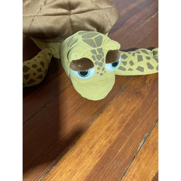 Disney Store Authentic Sea Turtle Finding Nemo Stuffed Animal Toy Plush 19" - Picture 4 of 7